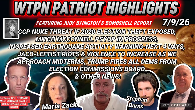 Judy Byington, Juan O Savin & Michael Jaco, Charlie Ward Shocking Intel 7.10.26 Psyop in Progress