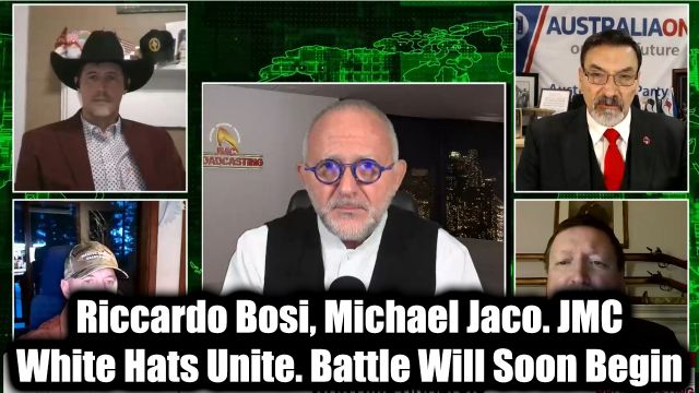 Riccardo Bosi, Michael Jaco, JMC & Derek Johnson: White Hats Unite - The Battle Will Soon Begin!
