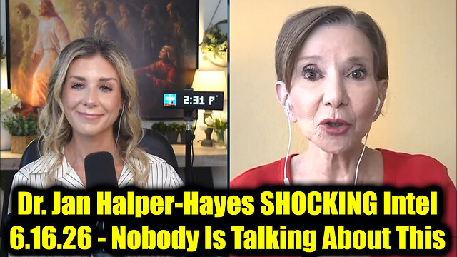 Dr. Jan Halper-Hayes Shocking Intel 6.16.26 - Nobody Is Talking About This