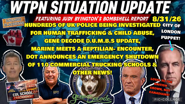 Judy Byington Situation Update: Gene Decode DUMBS Update - Marine Meets a Reptilian Encounter - UK Police Being Investigated