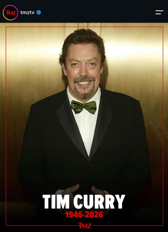 Tim Curry Just Died Oh FFS You Gotta Be Kidding Me, Nope