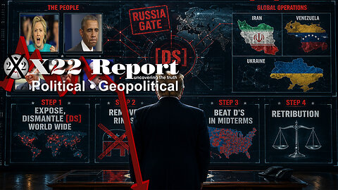 Live X22 Report: Step 1,RINOs Removed, Step 2,Destroy The D’s In Midterms, Leverage, Step 3,Retribution