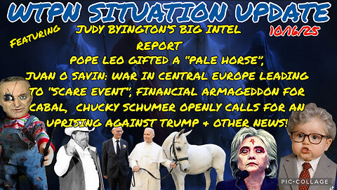WTPN Situation Update: Uprising Against Trump! Scare Event Coming - Pale Horse and the Pope 