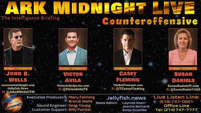 The Intelligence Briefing /Counteroffensive - John B Wells LIVE