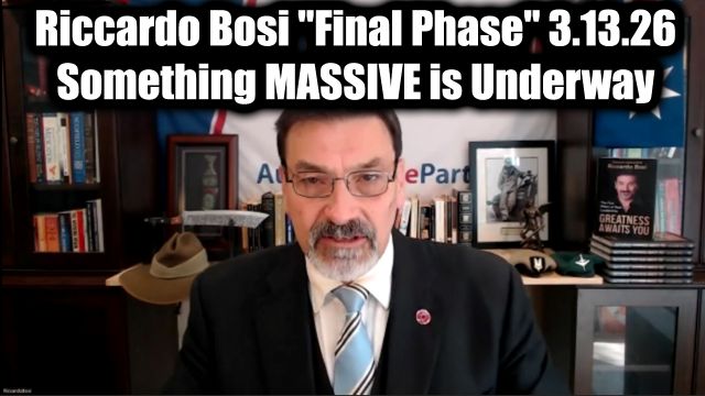 Riccardo Bosi "Final Phase" 3.13.26 - Something Massive is Underway