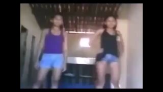 Strange creature appears in video of dancing girls. What is it?