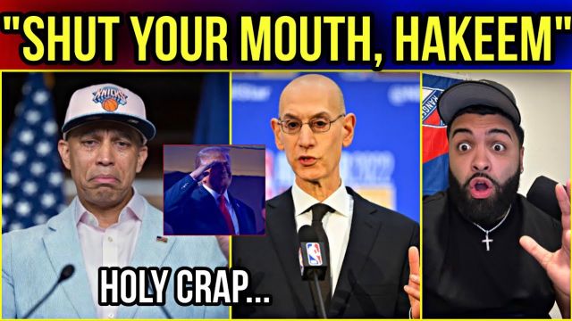 NBA Commissioner Stops The Show to Humiliate Hakeem Jeffries & Defends Trump Attending Finals in NYC