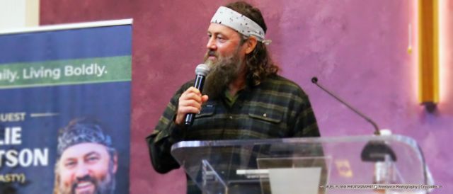Willie Robertson from Hit TV Show "Duck Dynasty" visits Crossville,Tennessee 