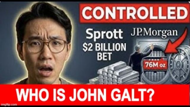 1 Min Ago: JP Morgan Controls the Vault - COMEX Says 76M Ounces, Sprott Just Made a $2 Billion Bet (Video)