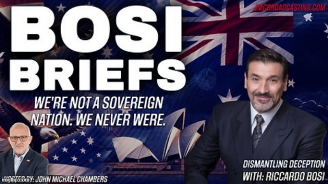 Riccardo Bosi: We're Not a Sovereign Nation. We Never Were (Video) 