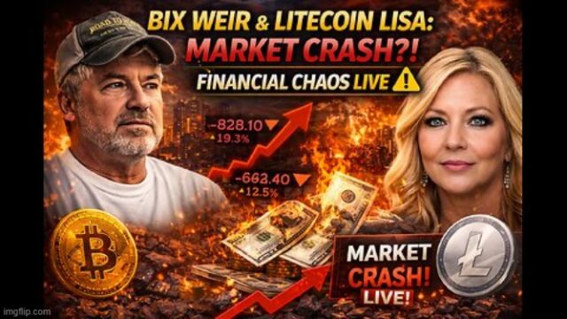 Bix Weir & Litecoin Lisa: Financial System BREAKING?! Crash Alert! (Video) 