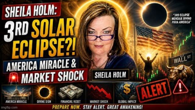 Sheila Holm: 3rd Solar Eclipse?! America Miracle & Market Shock (Video) 