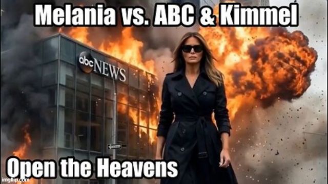 Melania vs. ABC & Kimmel. Open the Heavens. (Video) 