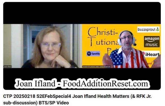 Joan Ifland – Food Addiction and state of our Health and Healthcare System – plus RFK Jr. just confirmed to HHS… DeepCastPro processed….