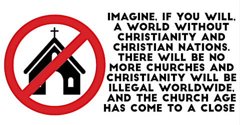 image No more churches or Christianity