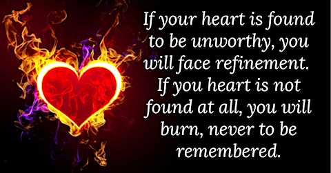 image If your heart is found to be unworthy, or if not not found at all