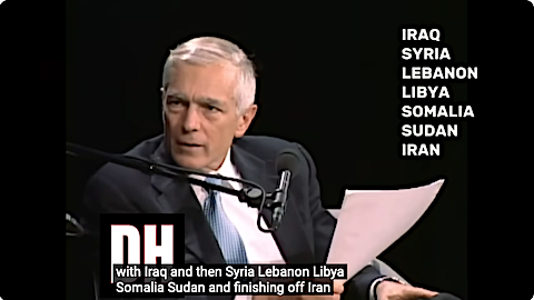 image Gen. Wesley Clark, Seven Countries in Five years.