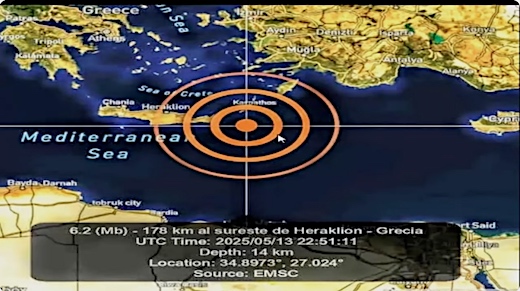 image Earthquake near Crete: 6.2 Mag. on the 13th.
