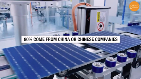 image China manufactures 90 percent of solar panels