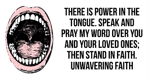 image Speak and Pray My Word, then Stand in Faith