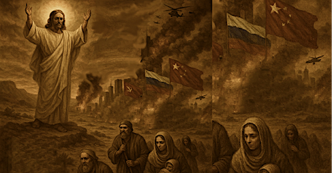 image With War, Jesus leads people into the Wilderness.