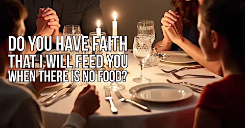 image Do You have faith that I will feed you