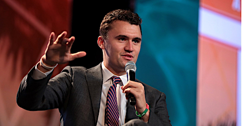 mage Charlie Kirk in 2018