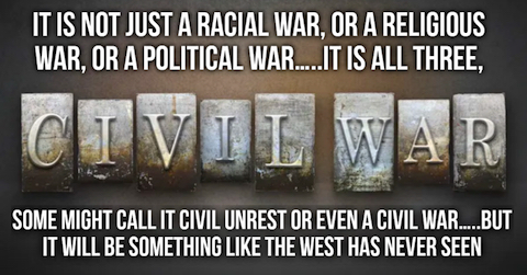 image Civil War (racial, religious and political)