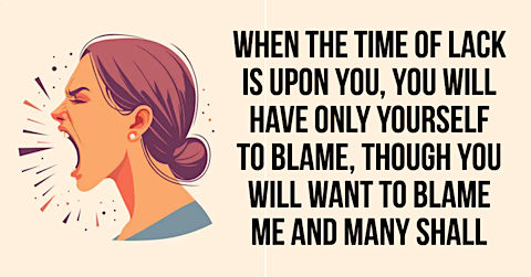 image And many will blame me, for their lack