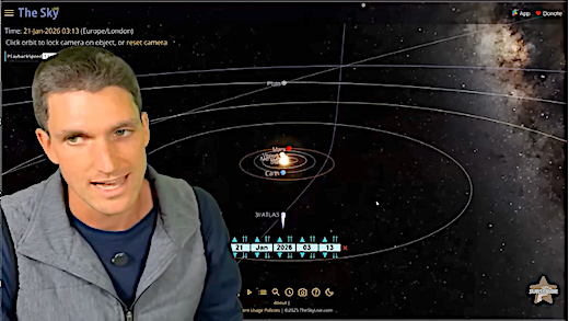 image 3rd alignment with Pluto and comet 3I/Atlas, January 21st at 0313 am.