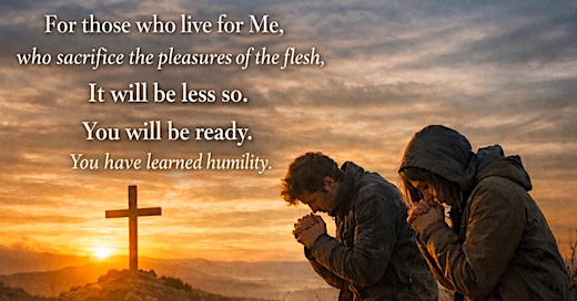 image For those who live for Me, it will be less [difficult].