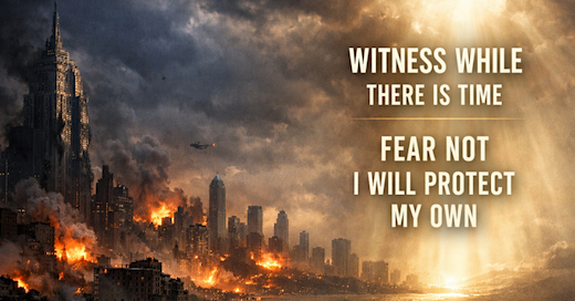 image Witness while there is time; I will protect My own