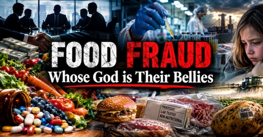 ‘Food Fraud: their God is their belly’, prompted by Jesus, given to LaTonya, Canada, October 4th, 2026