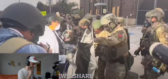 Rioters Storm Chicago ICE HQ – “Deportation Unit” Scrapes Invaders Off the Sidewalk (Video)