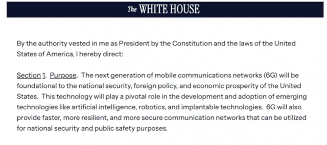 Prophecy Trump’s 6G Executive Order