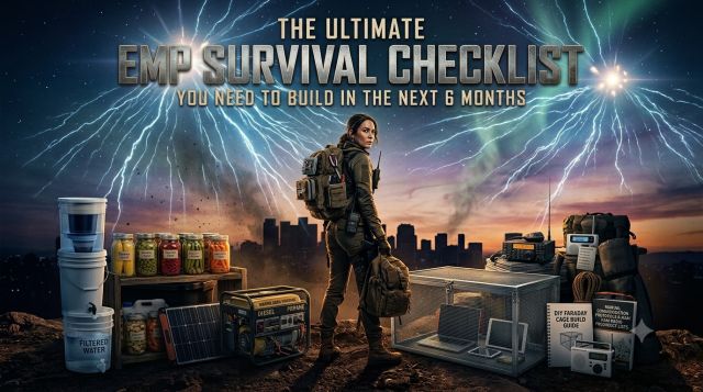 The Ultimate EMP Survival Checklist You Need to Build in the Next 6 Months