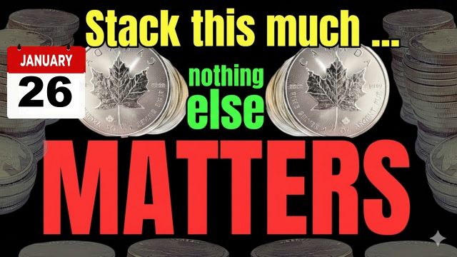 Just Stack This Much Silver, Nothing Else Matters