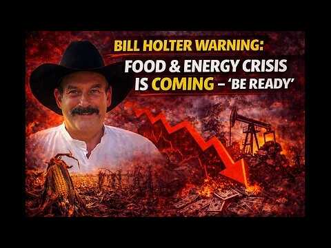 Bill Holter Warning：Food & Energy Crisis Is Coming — “Be Ready”