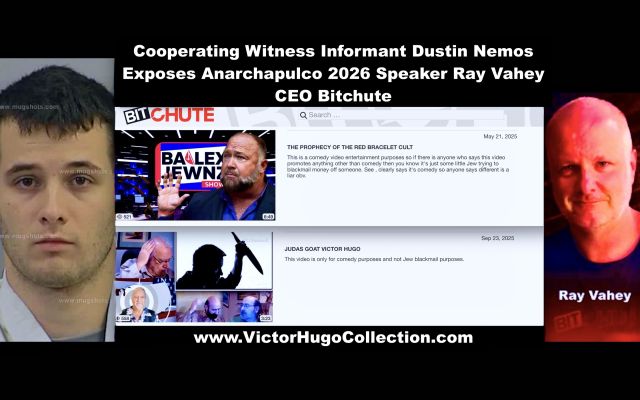 Cooperating Witness Informant Dustin Nemos Exposes Anarchapulco 2026 Speaker Ray Vahey CEO Bitchute