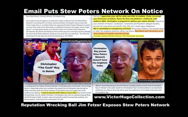 Stew Peters Network Credibility Crushed By Dense Christopher Key Promoting Reputation Wrecking Ball Jim Fetzer Sandy Hook Lies