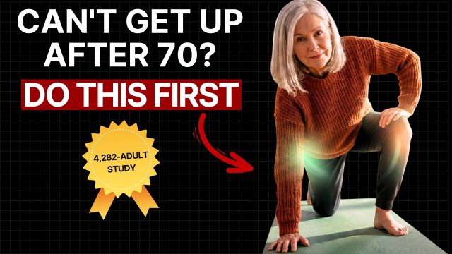 Can You Stand Up From the Floor Without Your Hands? Try This After 65