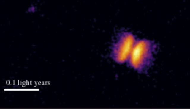 Enigmatic ‘Bullets’ Seen In Milky Way’s Only Known Helium Nova